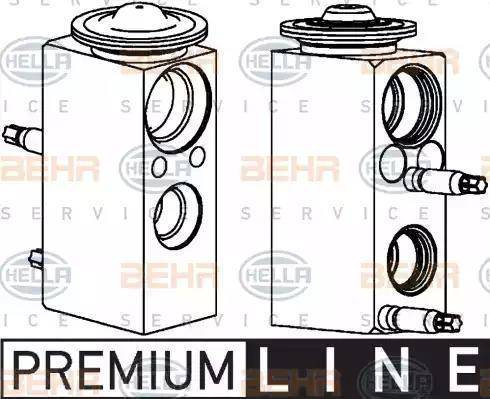 BEHR HELLA Service 8UW 351 239-591 - Expansion Valve, air conditioning car-mod.net