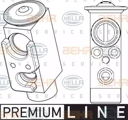BEHR HELLA Service 8UW 351 234-501 - Expansion Valve, air conditioning car-mod.net