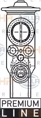 BEHR HELLA Service 8UW 351 234-171 - Expansion Valve, air conditioning car-mod.net
