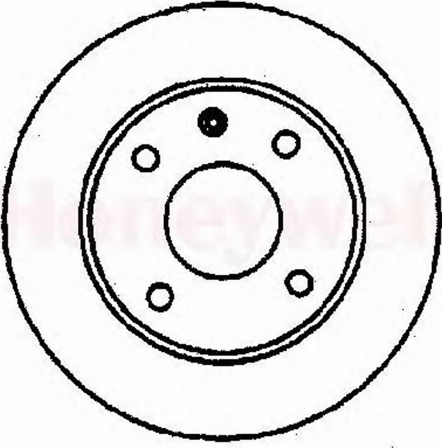 BENDIX 561141 B - Brake Disc car-mod.net