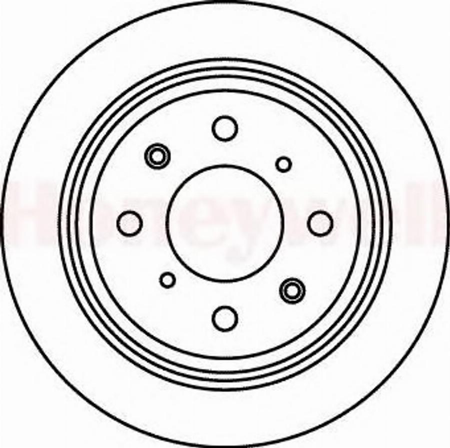 BENDIX 562016 B - Brake Disc car-mod.net