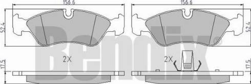 BENDIX 510058 - Brake Pad Set, disc brake car-mod.net