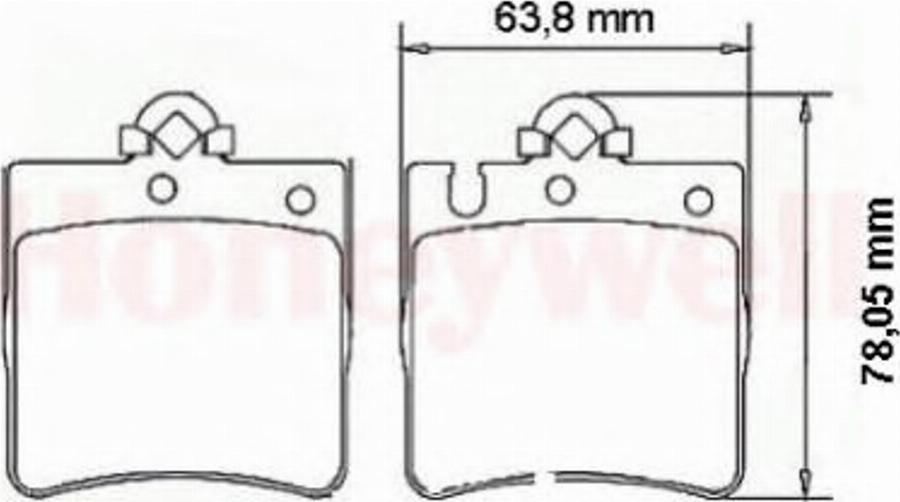 BENDIX 571988 B - Brake Pad Set, disc brake car-mod.net