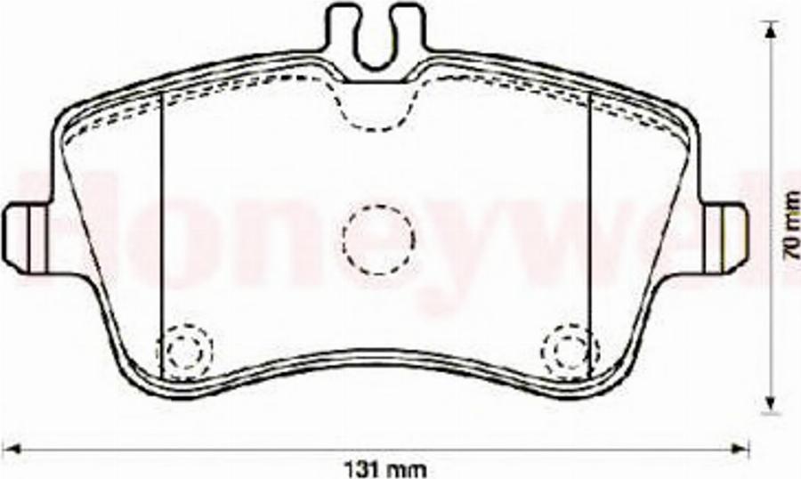 BENDIX 571987B - Brake Pad Set, disc brake car-mod.net