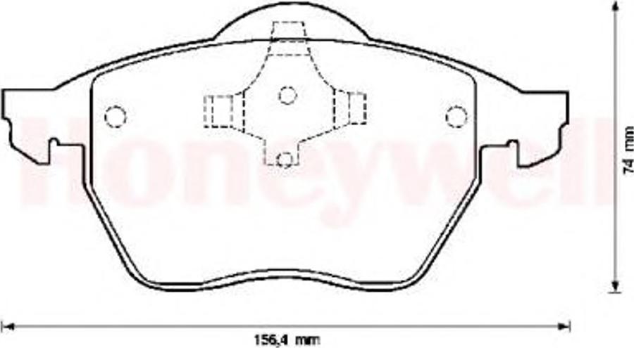 BENDIX 571921B - Brake Pad Set, disc brake car-mod.net