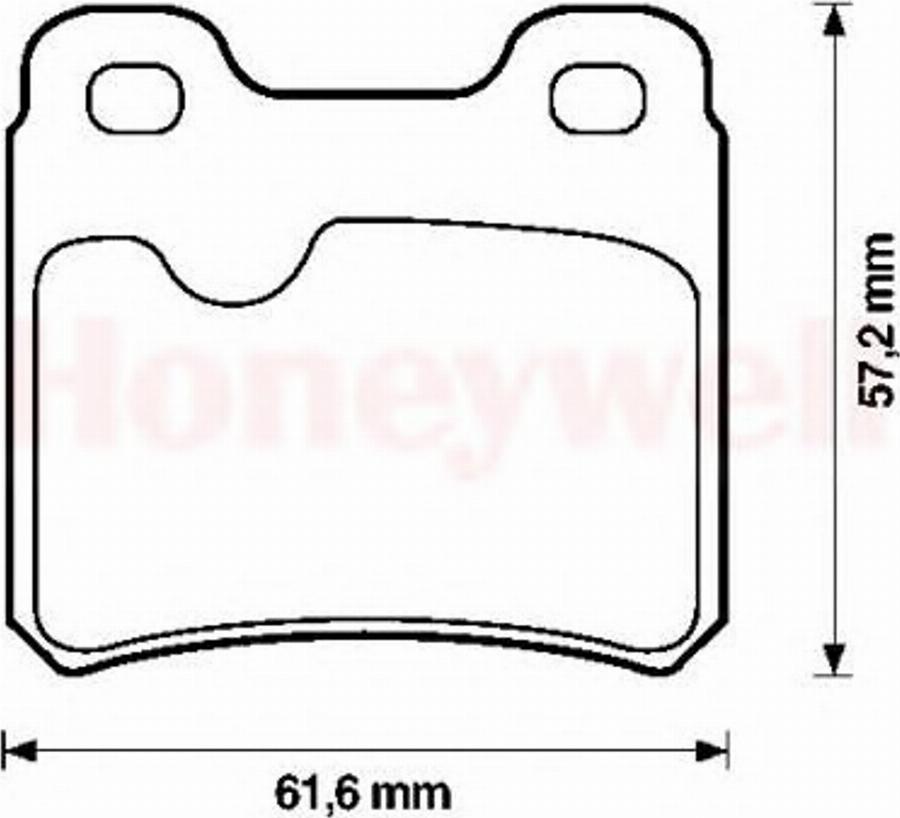 BENDIX 571407B - Brake Pad Set, disc brake car-mod.net