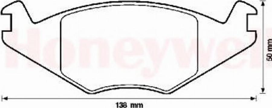 BENDIX 571315B - Brake Pad Set, disc brake car-mod.net
