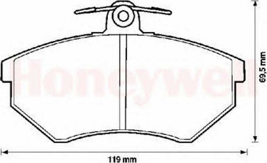 BENDIX 571376 B - Brake Pad Set, disc brake car-mod.net