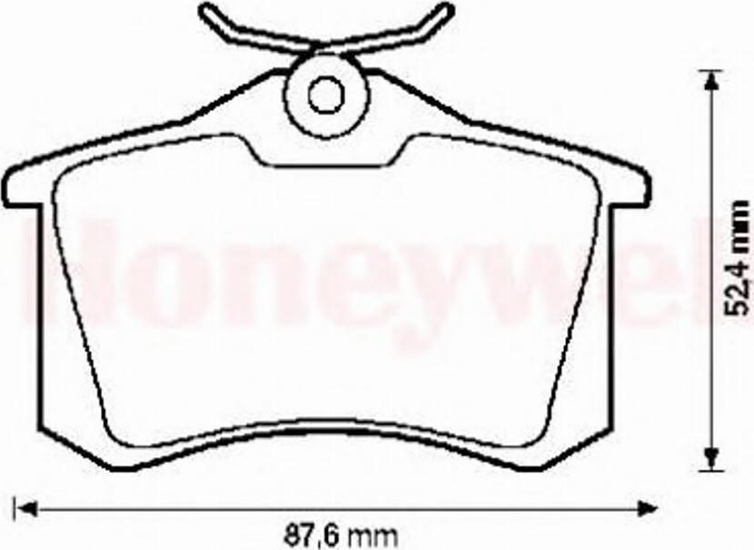 BENDIX 573032B - Brake Pad Set, disc brake car-mod.net