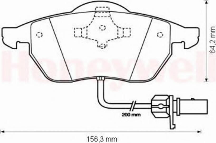 BENDIX 573022 B - Brake Pad Set, disc brake car-mod.net