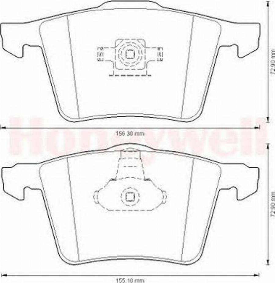 BENDIX 573199B - Brake Pad Set, disc brake car-mod.net