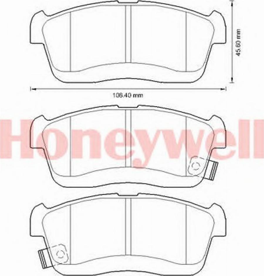 BENDIX 572617B - Brake Pad Set, disc brake car-mod.net