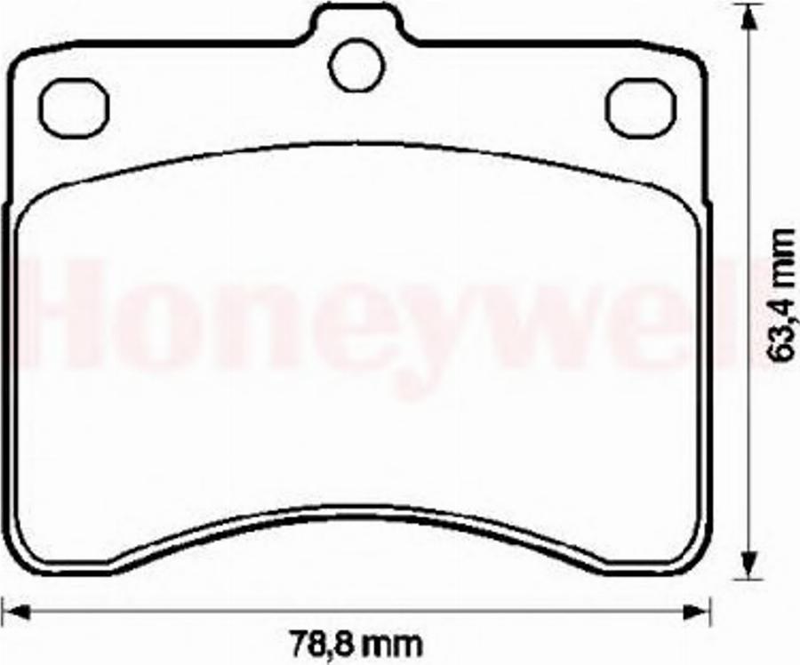 BENDIX 572118B - Brake Pad Set, disc brake car-mod.net