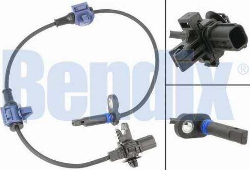 BENDIX 058663B - ABS sensor, wheel speed car-mod.net