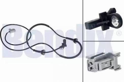 BENDIX 058229B - ABS sensor, wheel speed car-mod.net