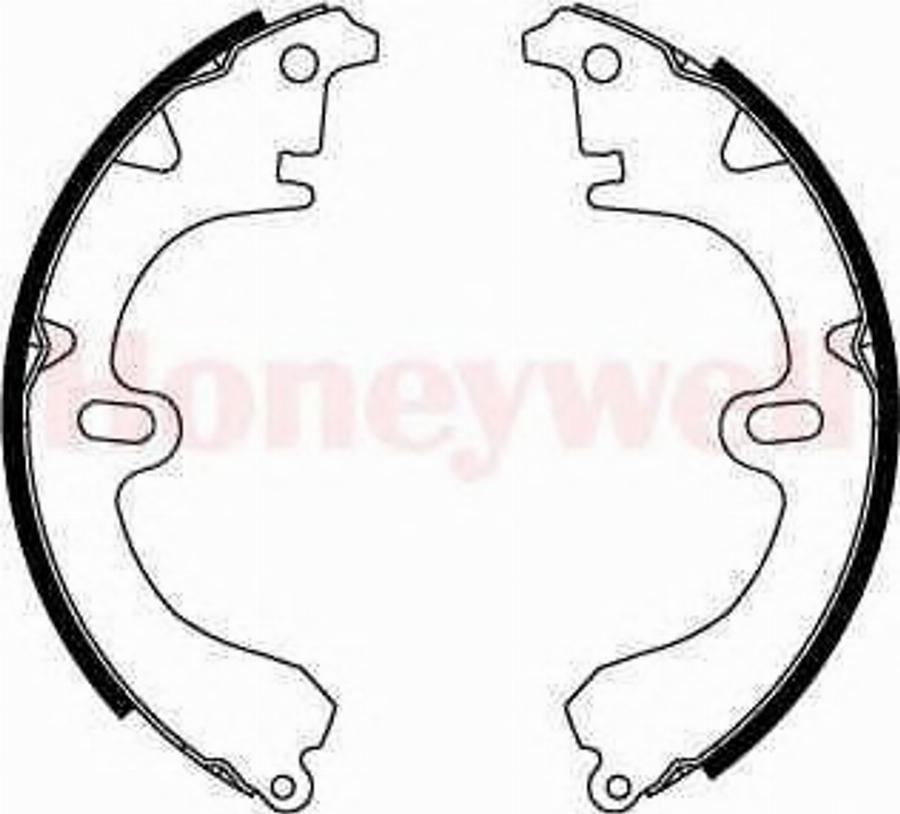 BENDIX 361496 B - Drum Brake Shoe Set car-mod.net