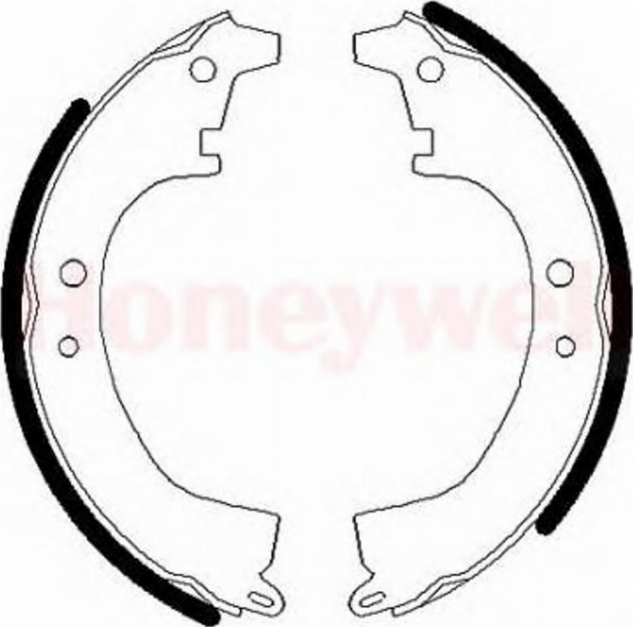 BENDIX 361091B - Drum Brake Shoe Set car-mod.net