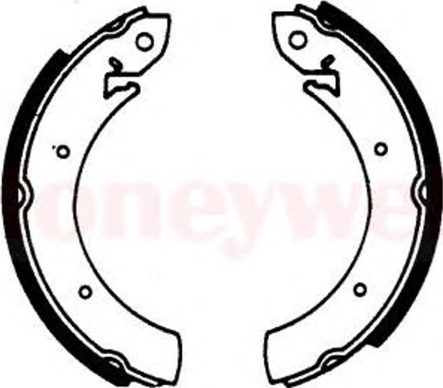 BENDIX 361046 B - Drum Brake Shoe Set car-mod.net