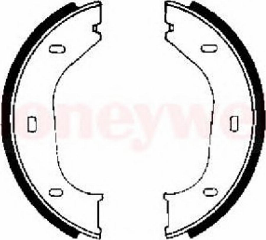 BENDIX 361159 B - Brake Shoe Set, parking brake car-mod.net