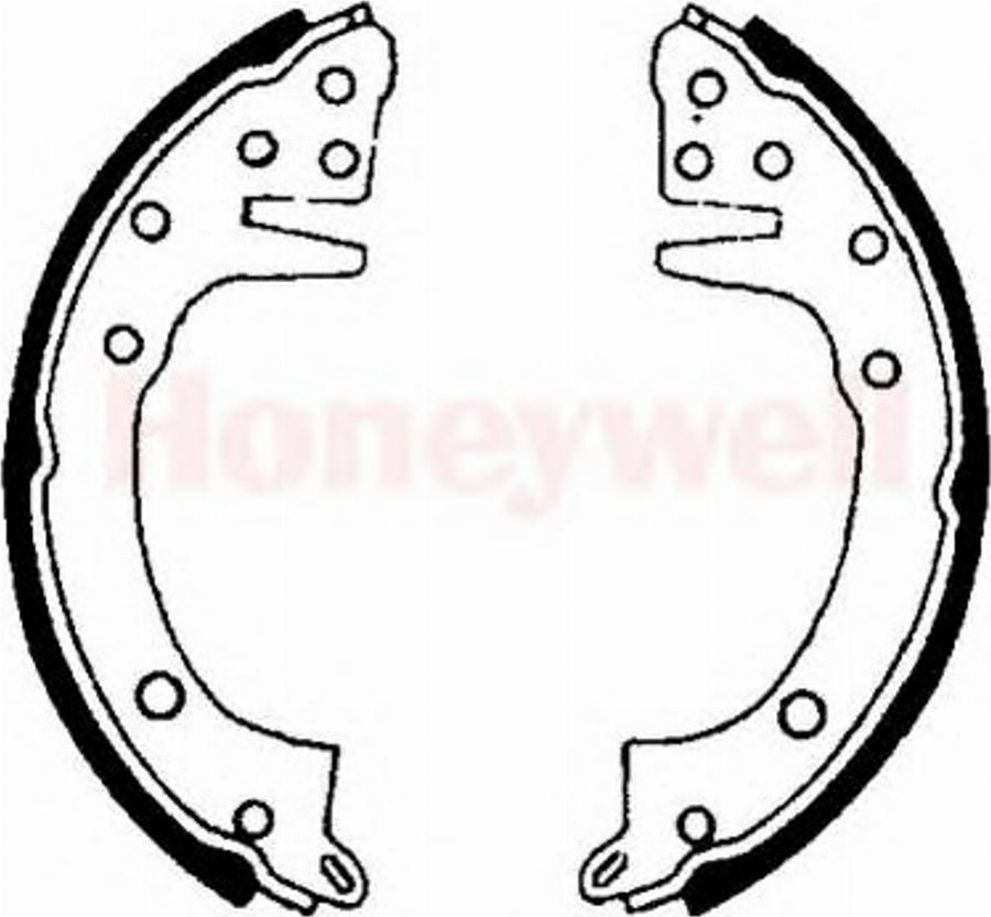 BENDIX 361189B - Drum Brake Shoe Set car-mod.net