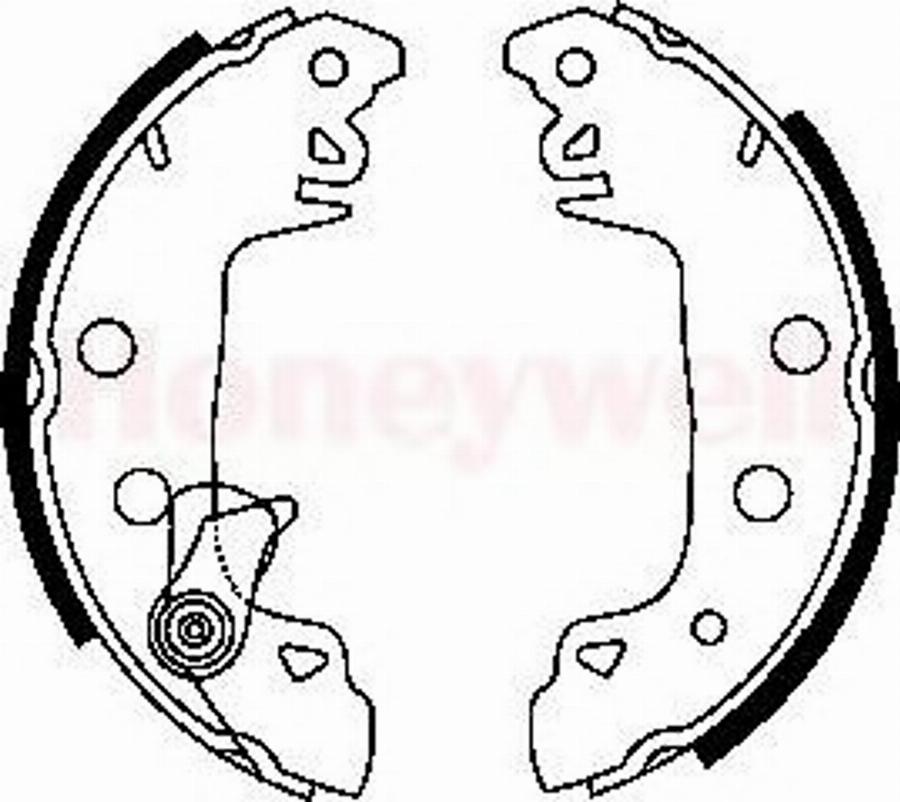 BENDIX 361130 B - Drum Brake Shoe Set car-mod.net