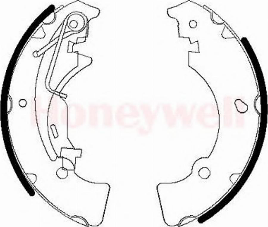 BENDIX 362441 B - Drum Brake Shoe Set car-mod.net