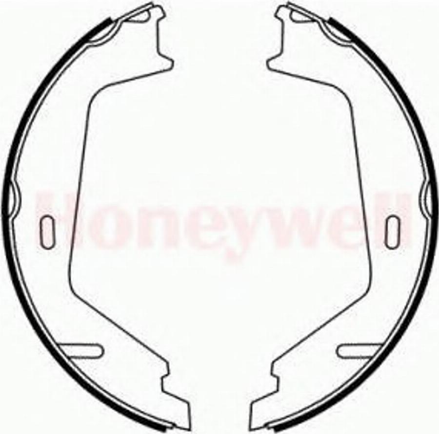 BENDIX 362439B - Drum Brake Shoe Set car-mod.net