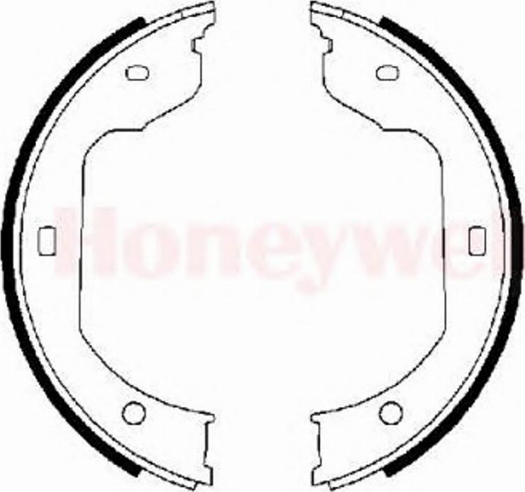 BENDIX 362433B - Drum Brake Shoe Set car-mod.net