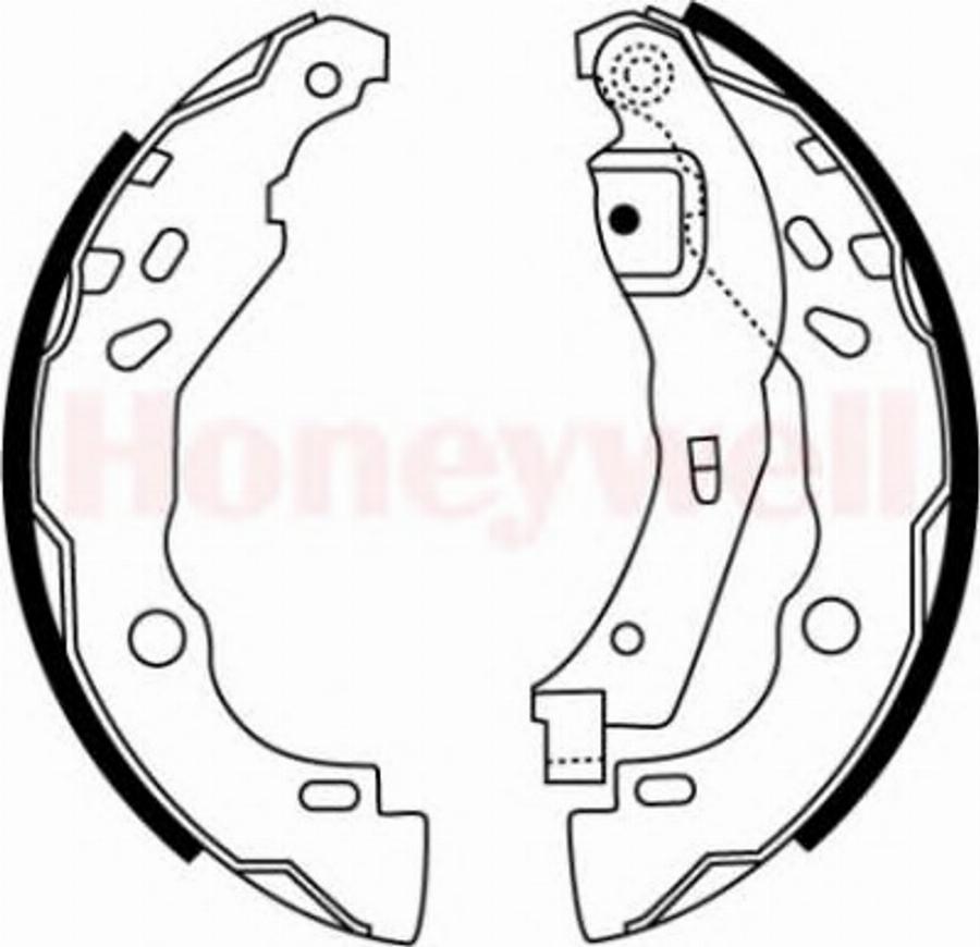 BENDIX 362427 B - Drum Brake Shoe Set car-mod.net