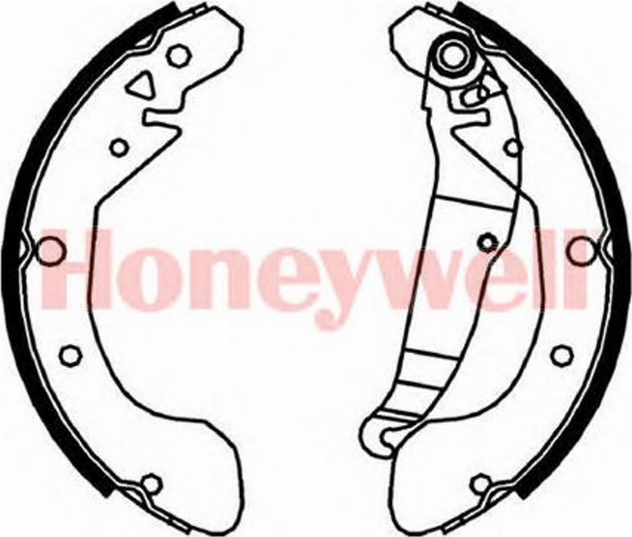 BENDIX 362525B - Drum Brake Shoe Set car-mod.net