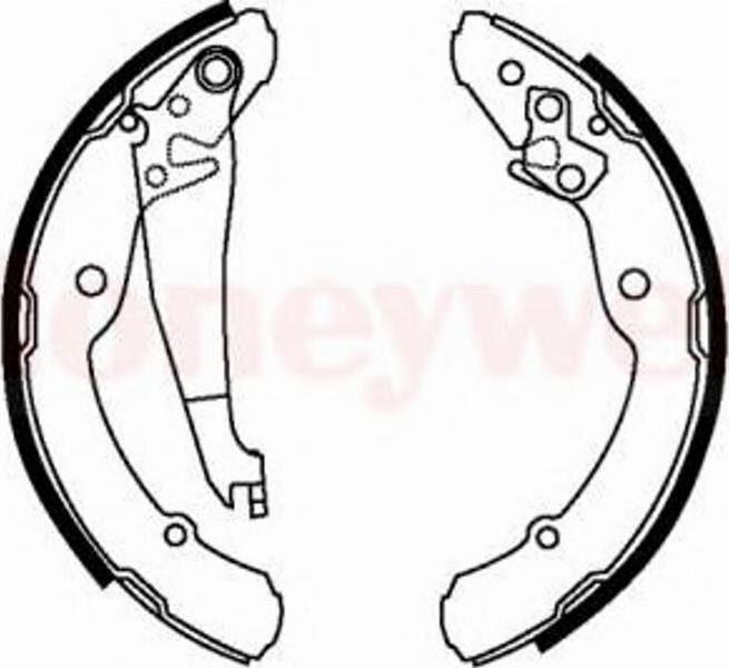 BENDIX 362385 B - Drum Brake Shoe Set car-mod.net