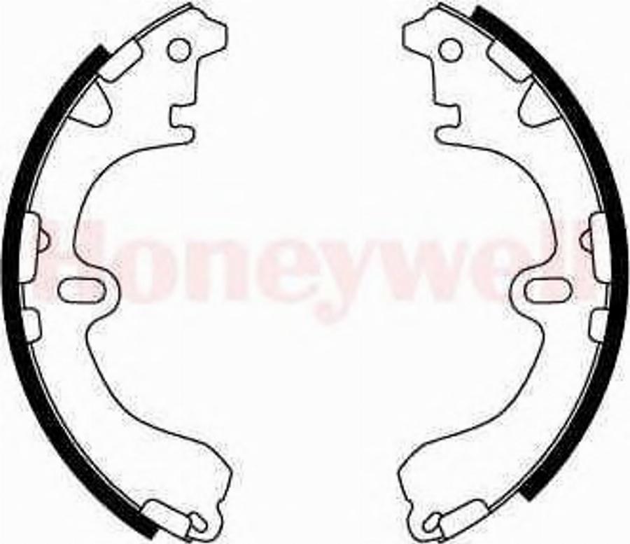 BENDIX 362377 B - Drum Brake Shoe Set car-mod.net