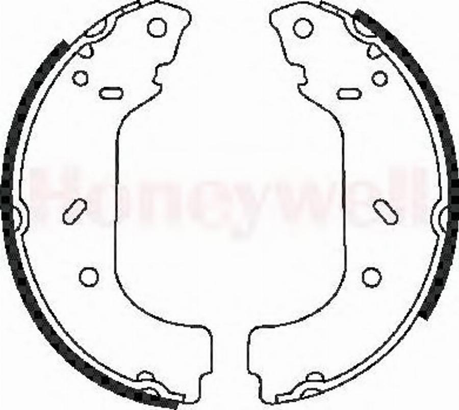 BENDIX 362285 B - Drum Brake Shoe Set car-mod.net