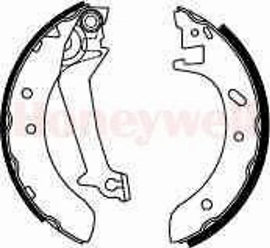 BENDIX 362287 B - Drum Brake Shoe Set car-mod.net
