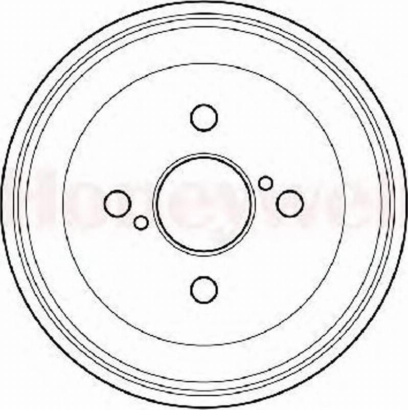 BENDIX 329083 B - Brake Drum car-mod.net