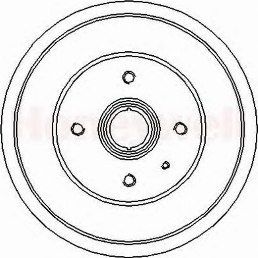 BENDIX 329023B - Brake Drum car-mod.net