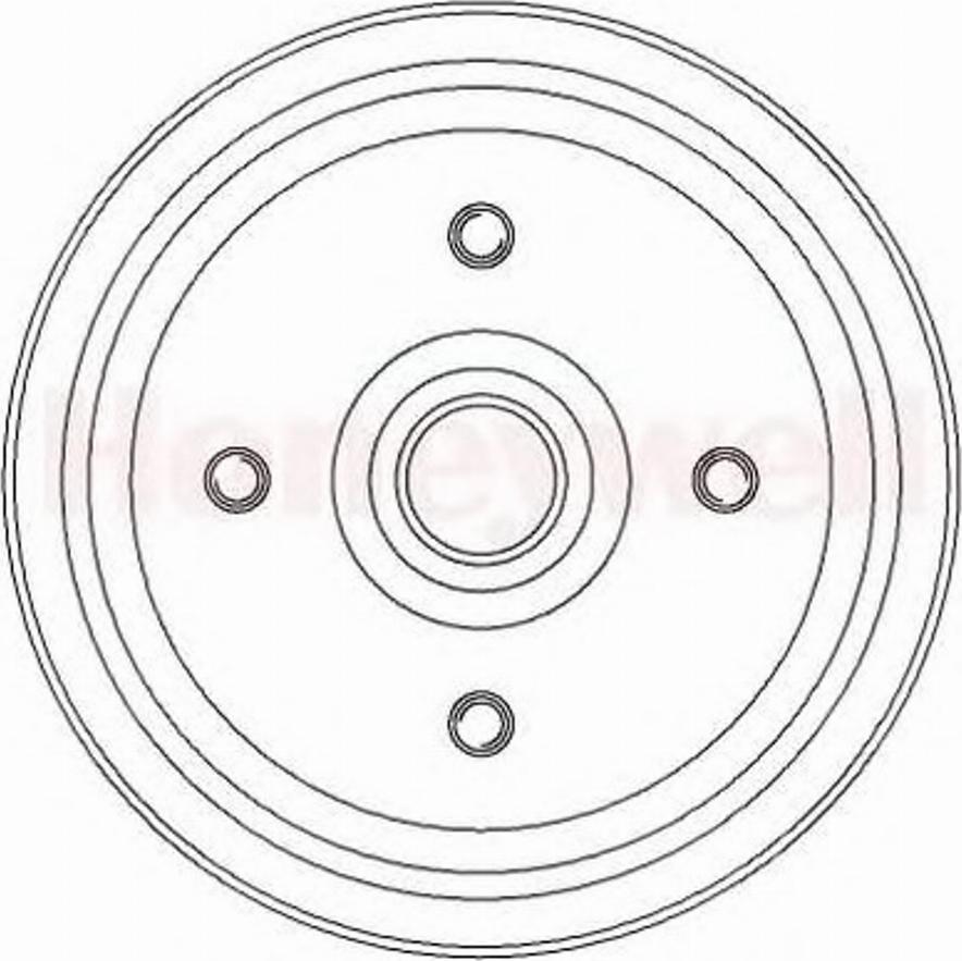BENDIX 329280 B - Brake Drum car-mod.net
