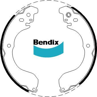 BENDIX BS5116 - Drum Brake Shoe Set car-mod.net