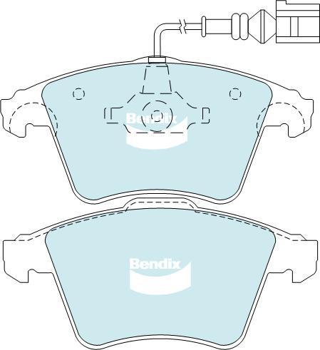 BENDIX DB1947 GCT - Brake Pad Set, disc brake car-mod.net