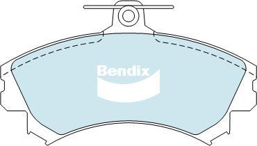 BENDIX DB1402 GCT - Brake Pad Set, disc brake car-mod.net