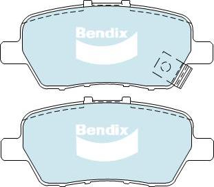 BENDIX DB1847 GCT - Brake Pad Set, disc brake car-mod.net