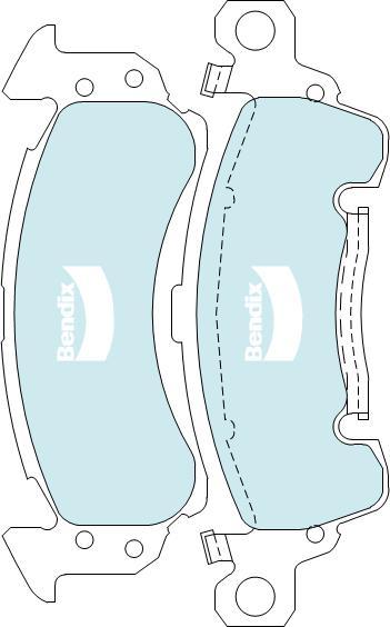BENDIX DB1771 MKT - Brake Pad Set, disc brake car-mod.net