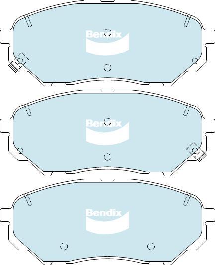 BENDIX DB2446 GCT - Brake Pad Set, disc brake car-mod.net