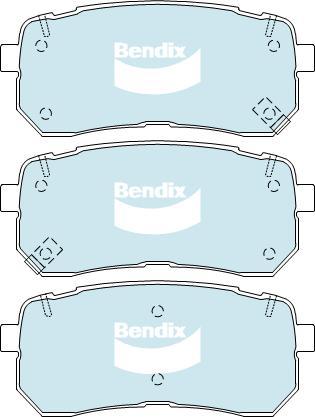 BENDIX DB2447 MKT - Brake Pad Set, disc brake car-mod.net