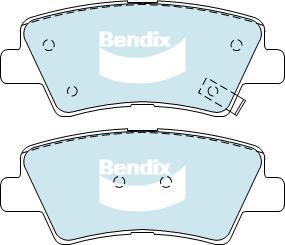 BENDIX DB2088 GCT - Brake Pad Set, disc brake car-mod.net