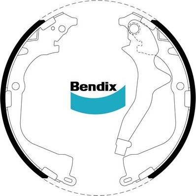Bendix-AU BS5059 - Drum Brake Shoe Set car-mod.net