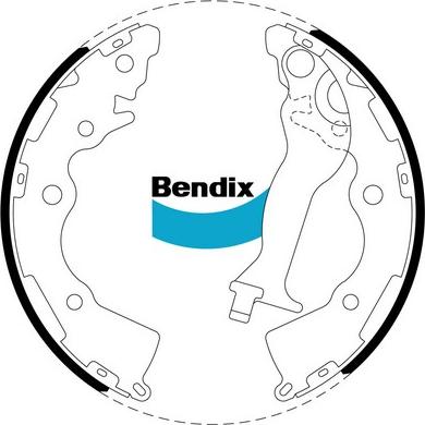 Bendix-AU BS5014 - Drum Brake Shoe Set car-mod.net