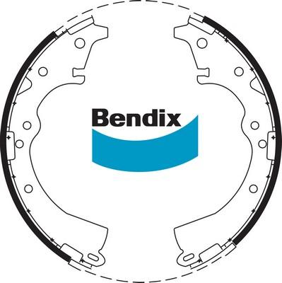 Bendix-AU BS1492 - Drum Brake Shoe Set car-mod.net