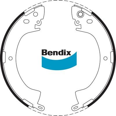 Bendix-AU BS1594 - Drum Brake Shoe Set car-mod.net