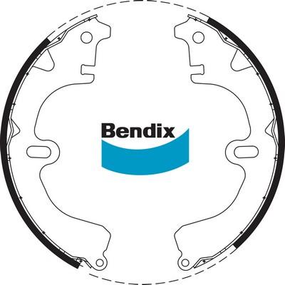 Bendix-AU BS1602 - Drum Brake Shoe Set car-mod.net